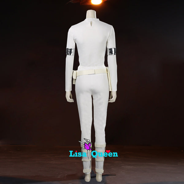 Outfits White cloak Women cosplay costume Star Wars Padme Naberrie Amidala