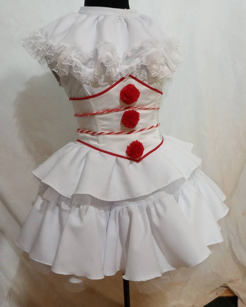 Pennywise Cosplay female It costume MADE to ORDER commission