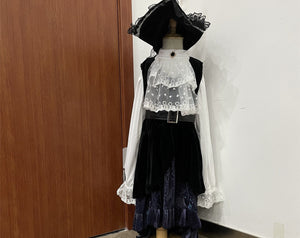 Pirates Of The Caribbean Women Cosplay Costume Pirate COS Suit Women Cosplay Halloween Cosplay For Kids And Adults Pirate COS Hat
