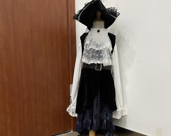 Pirates Of The Caribbean Women Cosplay Costume Pirate COS Suit Women Cosplay Halloween Cosplay For Kids And Adults Pirate COS Hat