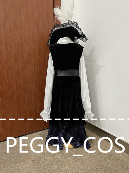 Pirates Of The Caribbean Women Cosplay Costume Pirate COS Suit Women Cosplay Halloween Cosplay For Kids And Adults Pirate COS Hat