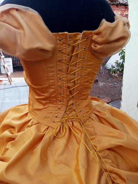 Cosplay Princess Belle Ball gown golden Dress Dress customade princess MADE to ORDER