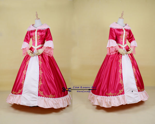 Princess Belle Red Dress Belle Cosplay Costume