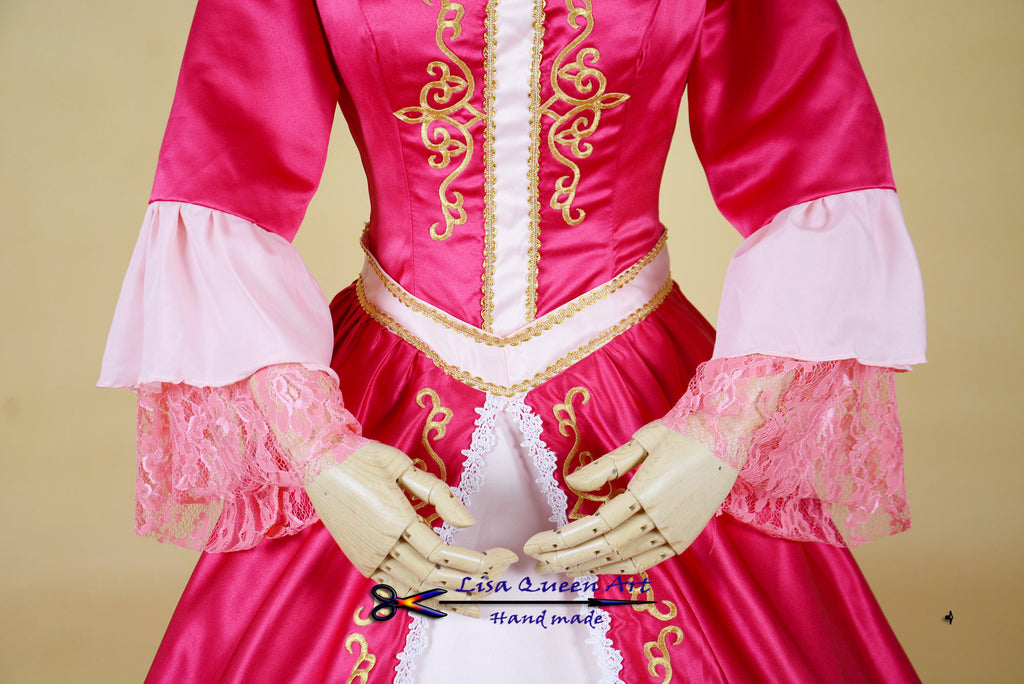 Princess Belle Red Dress Belle Cosplay Costume Mermaidcosplay Princess Belle Red Dress Belle Cosplay Costume Mermaidcosplay