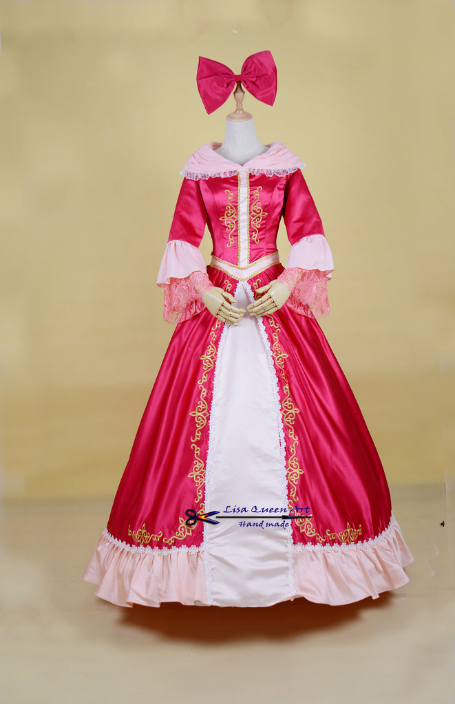 Princess Belle Red Dress Disney Belle Cosplay Costume – Mermaidcosplay