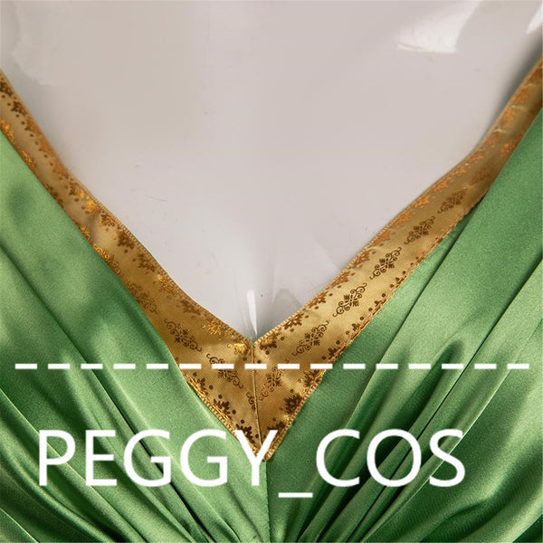 Princess Leia Cosplay Dress Star And Wars Leia Cosplay Costume Halloween Cosplay Party Cosplay Costume Princess Leia Dress Green Dress