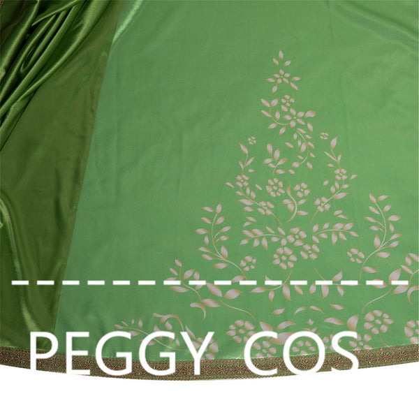 Princess Leia Cosplay Dress Star And Wars Leia Cosplay Costume Halloween Cosplay Party Cosplay Costume Princess Leia Dress Green Dress