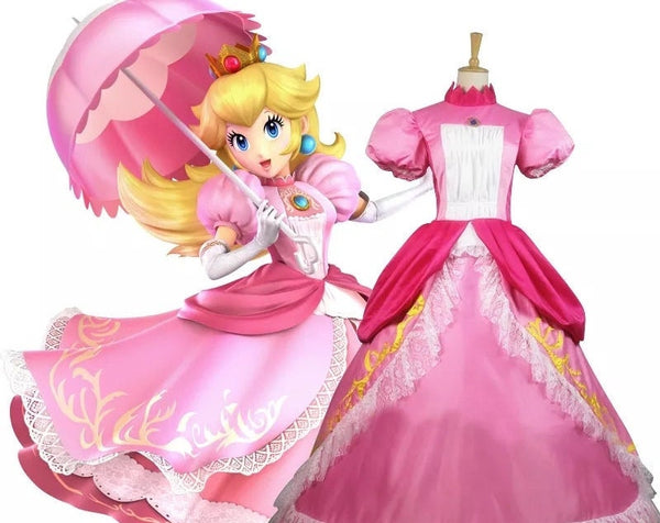 Princess Peach Costume Dress
