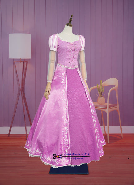 Cosplay Costume 2 Style Party dress Princess Tangled Rapunzel