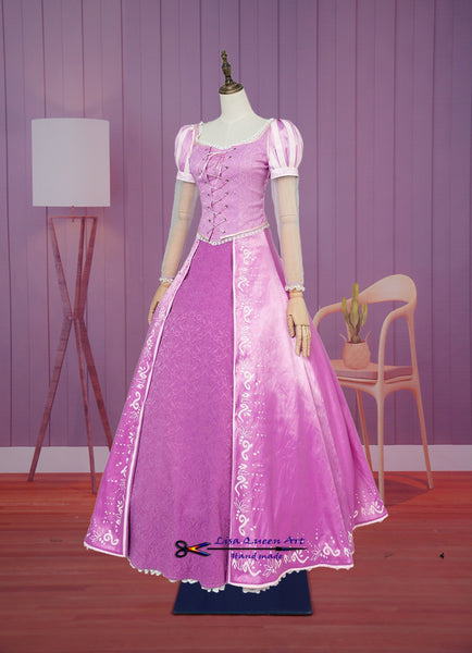 Cosplay Costume 2 Style Party dress Princess Tangled Rapunzel