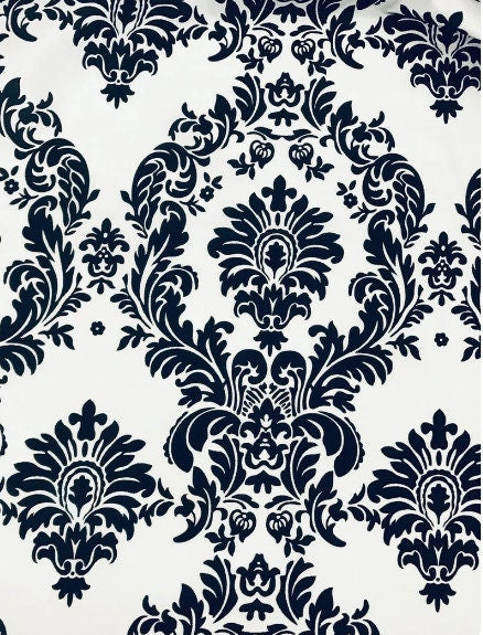 Purple Black Damask Taffeta  Dress