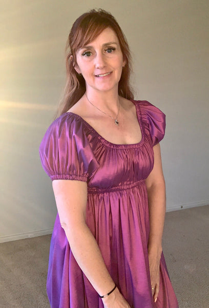 Prejudice Violet Purple Regency Cosplay