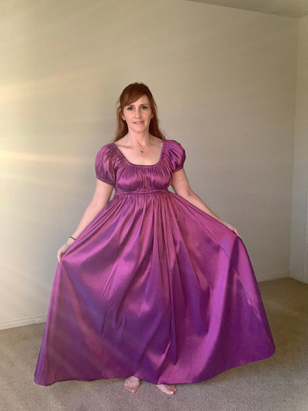 Prejudice Violet Purple Regency Cosplay