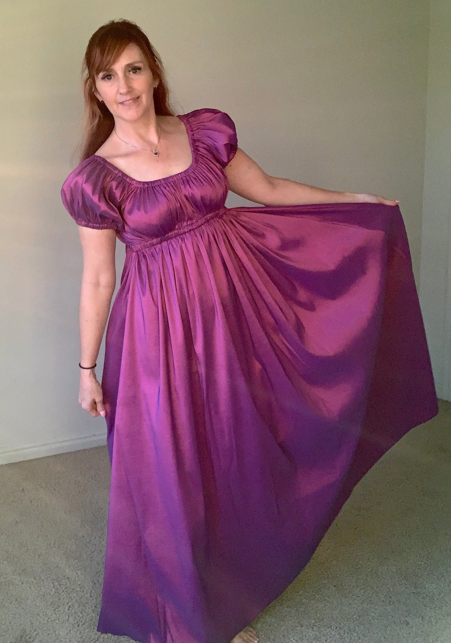 Prejudice Violet Purple Regency Cosplay