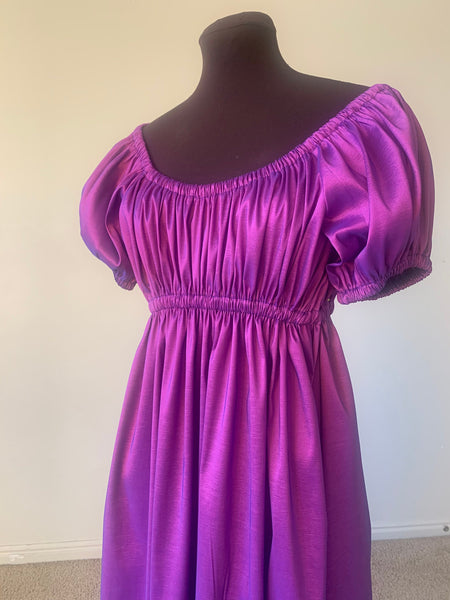 Prejudice Violet Purple Regency Cosplay