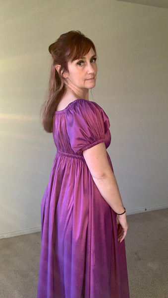 Prejudice Violet Purple Regency Cosplay