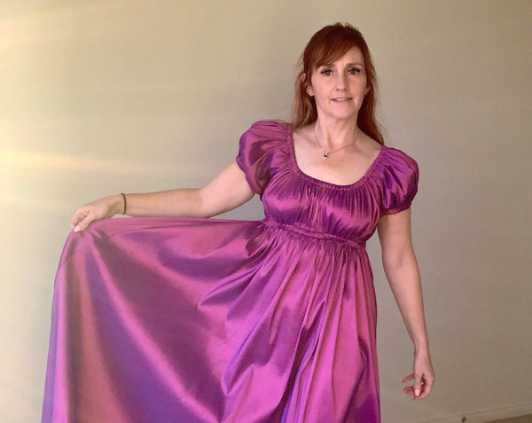 Prejudice Violet Purple Regency Cosplay