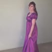 Prejudice Violet Purple Regency Cosplay