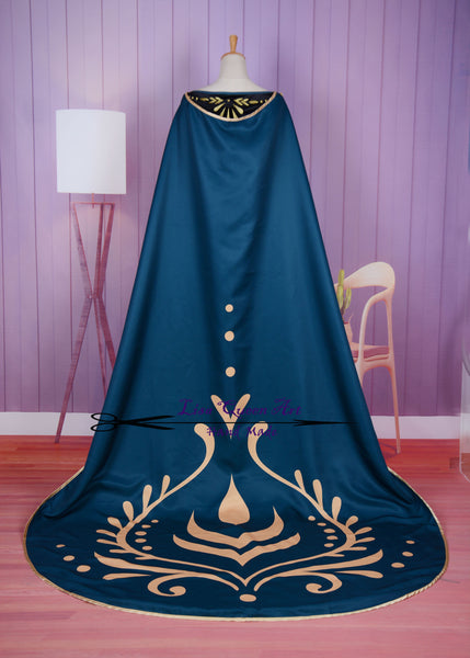 Moive Anna Embroidered Costume Queen Anna Princess Dress Frozen 2