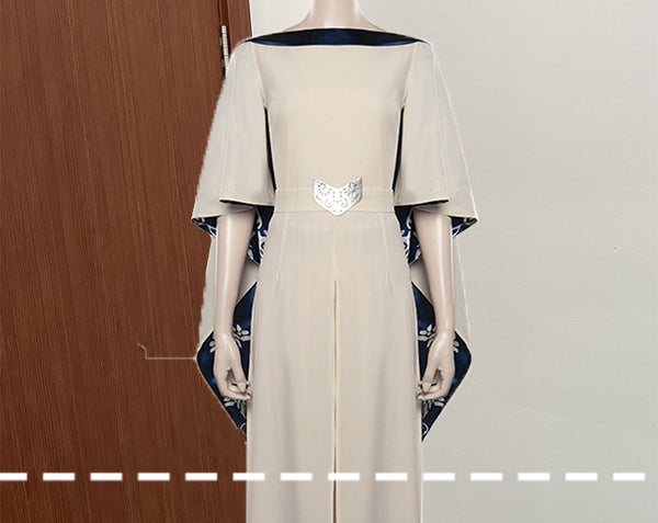 Queen Breha Organa Cosplay Dress Obi Wan Cosplay Costume Women Cosplay Costume Breha Organa Dress Halloween Cosplay Costume