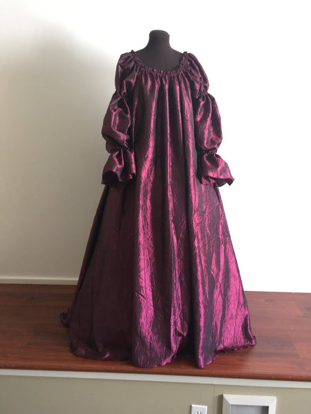 Renaissance Burgundy Winer dress