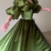 Moss Green Renaissance Wedding Gown Dress