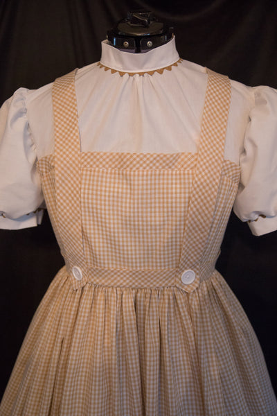 ADULT Size AUTHENTIC Reproduction SEPIA Dorothy Custom Costume Dress Cosplay