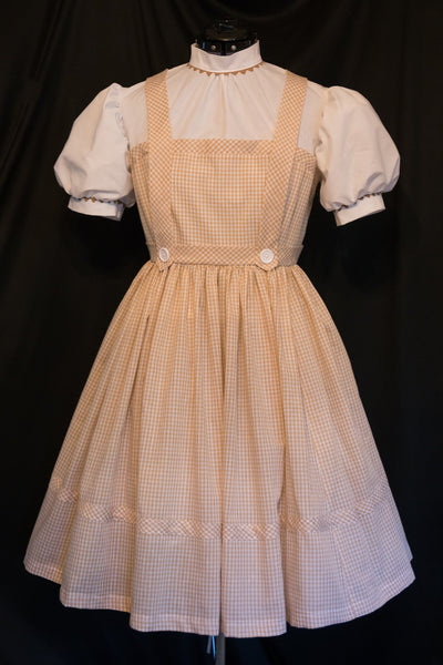 ADULT Size AUTHENTIC Reproduction SEPIA Dorothy Custom Costume Dress Cosplay