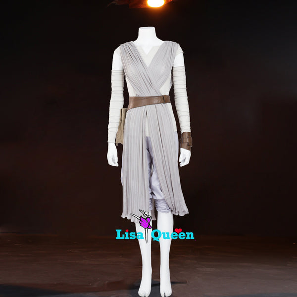 The Force Awakens Rey Cosplay Costume Star Wars