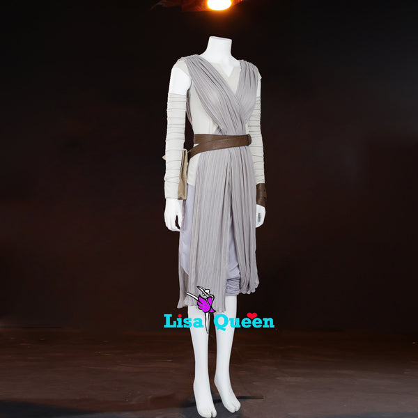 The Force Awakens Rey Cosplay Costume Star Wars