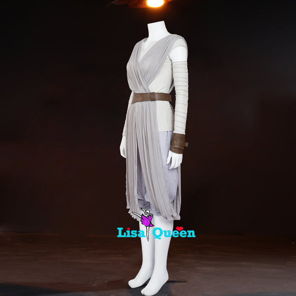 The Force Awakens Rey Cosplay Costume Star Wars