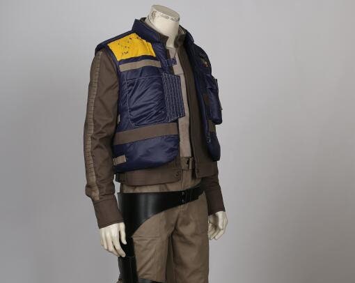 Rogue One A Star Wars Story Cosplay Costume Cassian Andor Cosplay Costume Suit Halloween