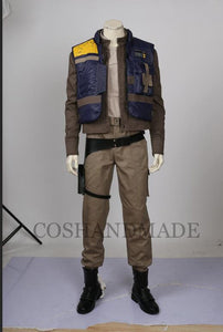 Rogue One A Star Wars Story Cosplay Costume Cassian Andor Cosplay Costume Suit Halloween