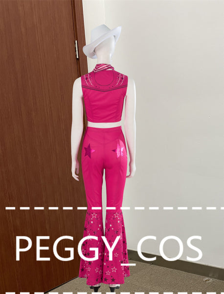 Rose Cosplay Costume Set For Women Cosplay Vest Pant Hat Halloween Women Cosplay Costume Performance Cosplay Outfit Custom Size