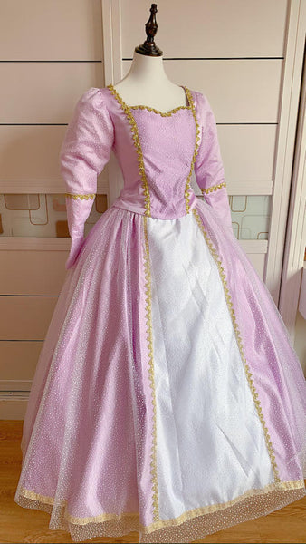 Inspired Adult Rapunzel Dress Cosplay Costume