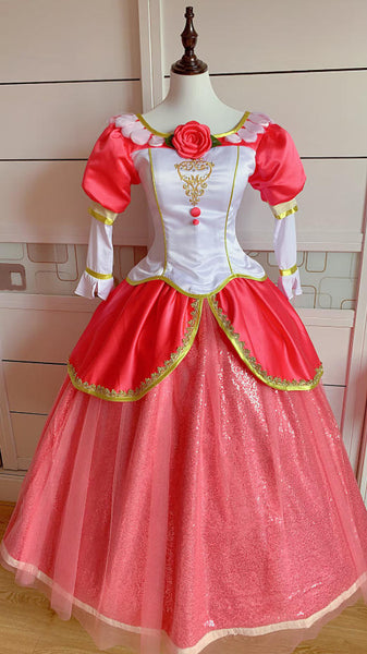 Inspired Genevieve Dress Princesses Dancing Cosplay Costume