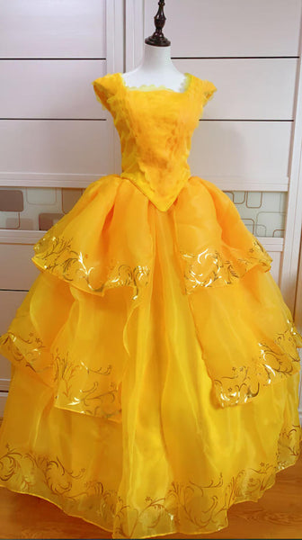 Inspired Belle Dress Belle Cosplay Costume 2017 Moive Beauty And The Beast