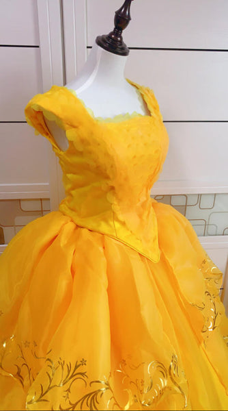 Inspired Belle Dress Belle Cosplay Costume 2017 Moive Beauty And The Beast