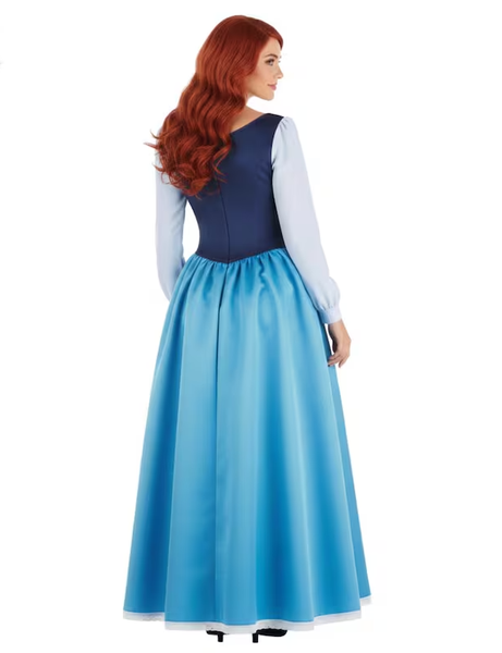 The Little Mermaid Ariel Princess Blue Dress Cosplay Costume | Women’s Fairytale Gown