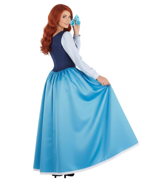 The Little Mermaid Ariel Princess Blue Dress Cosplay Costume | Women’s Fairytale Gown