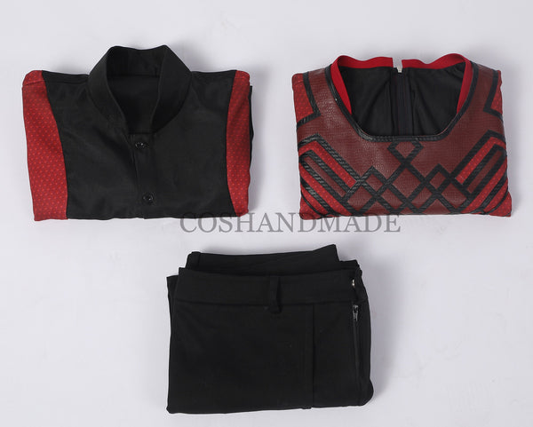 Shang Chi Cosplay Costume the Legend of the Ten Rings Shang Chi Vest Halloween Cosplay Costume
