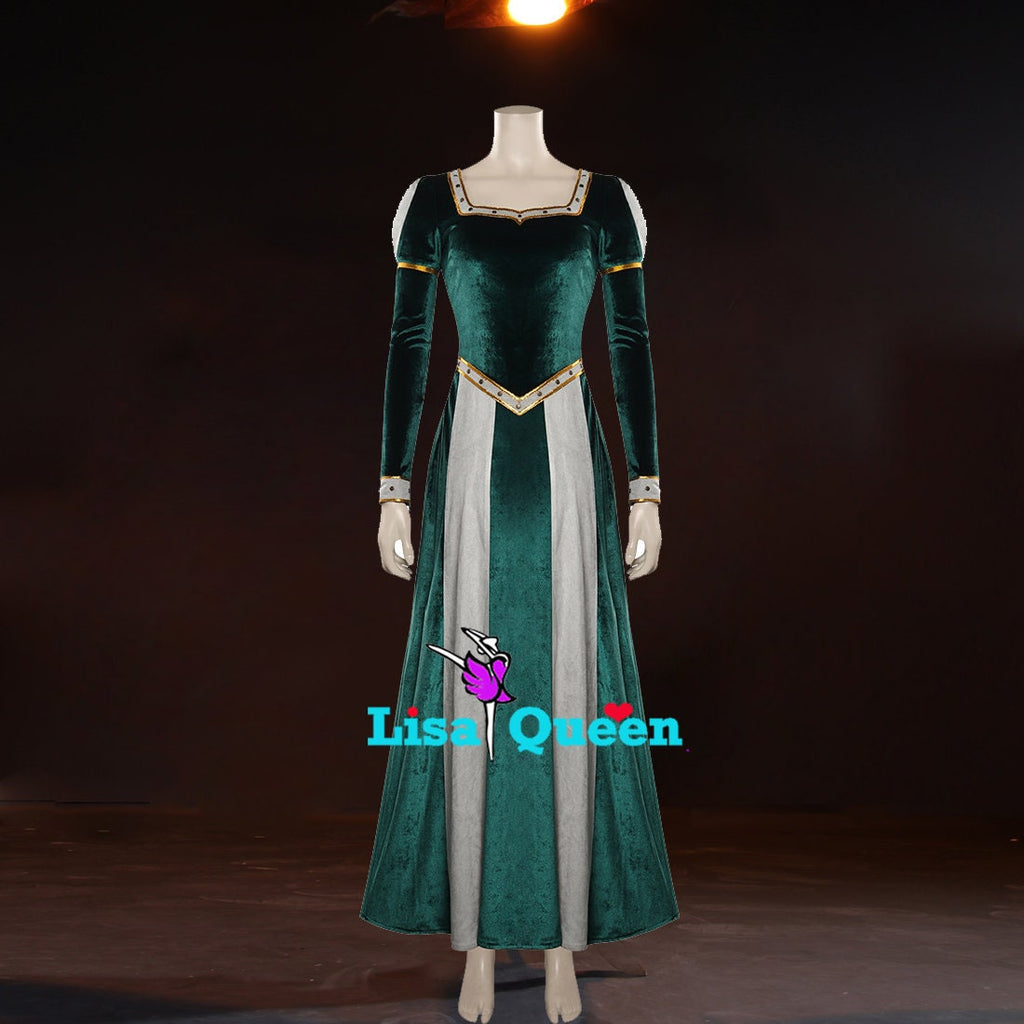 Shrek Fiona Dress wonen for Halloween Shrek Fiona 2 Princess Cosplay C – Mermaidcosplay