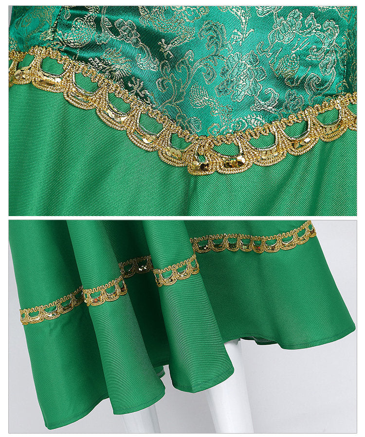 Shrek Fiona Dress Outfits Halloween Shrek Fiona Princess Cosplay Costu –  Mermaidcosplay