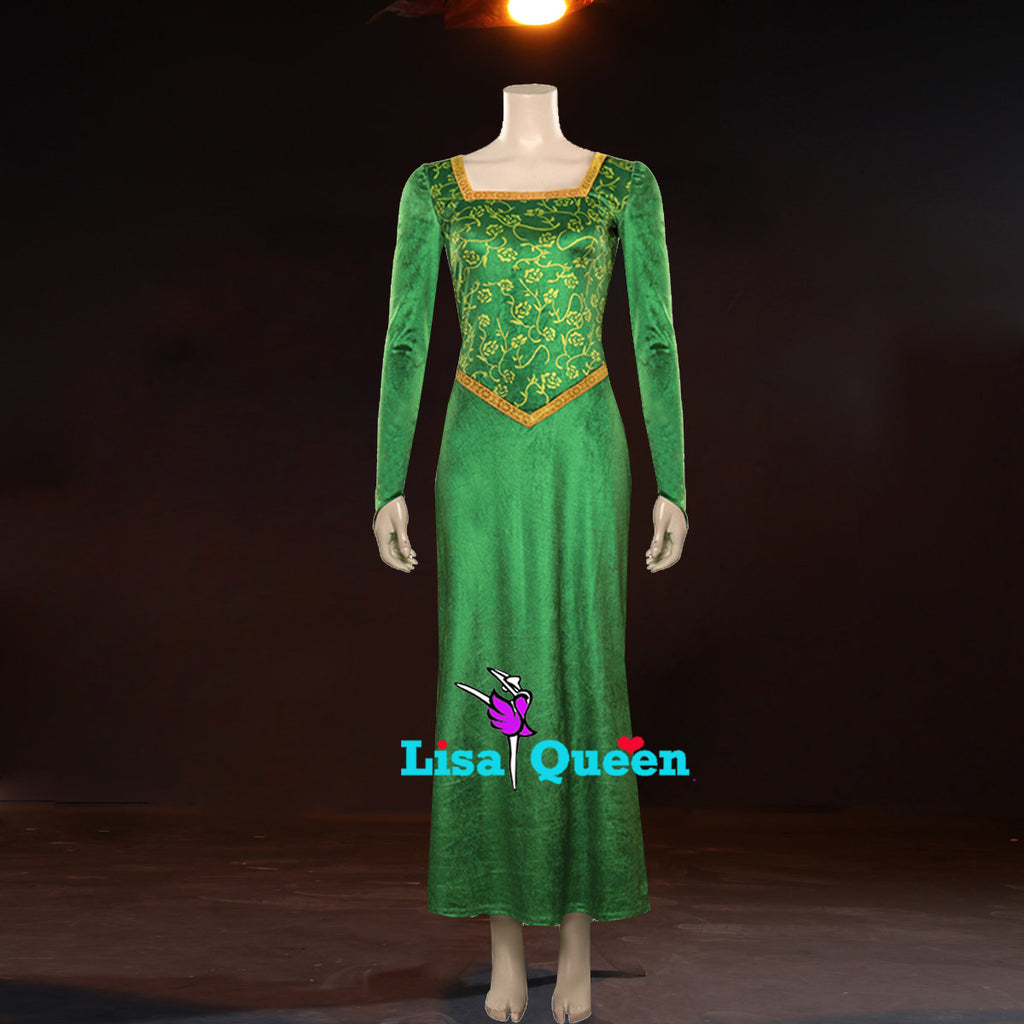 Shrek Fiona Dress Outfits Halloween Shrek Fiona Princess Cosplay Costu Mermaidcosplay Shrek Fiona Dress Outfits Halloween Shrek Fiona Princess Cosplay Costu Mermaidcosplay