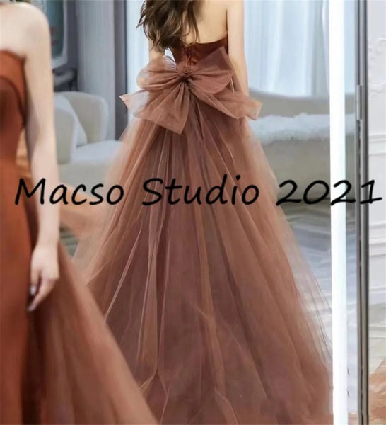 Small Fishtail Satin Dress Evening Prom Party Dress Women Wedding Dress Graduation Dress Prom Dress Birthday Gown Adult Ceremony Dress