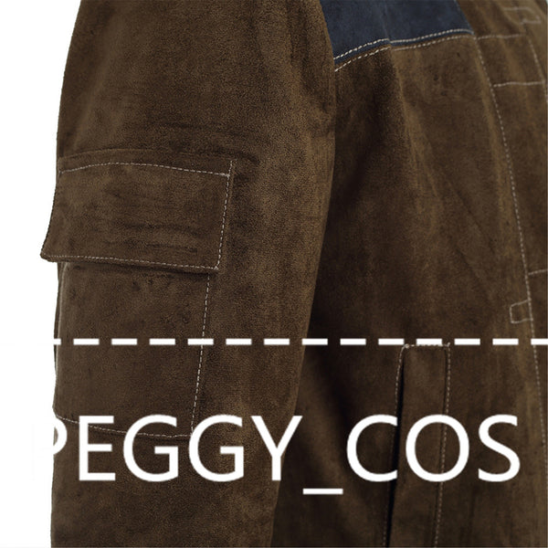 Solo Cosplay Costume Halloween Men Cosplay Costume Solo Cosplay Jacket Star Wars Solo Cosplay Costume
