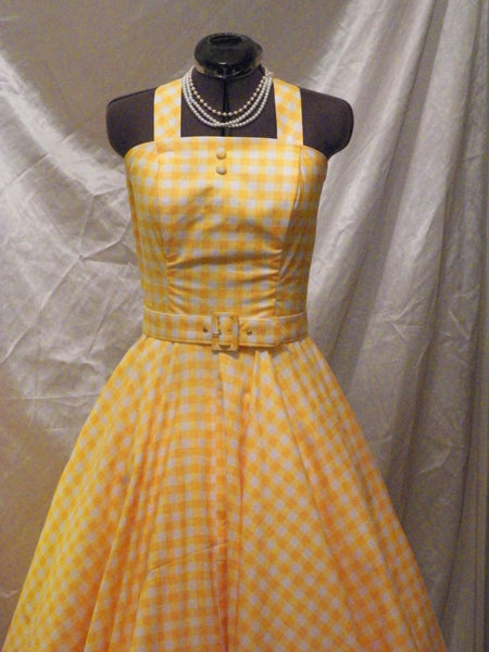 50s Gingham Summer Dress