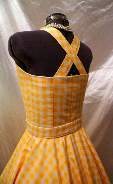 50s Gingham Summer Dress