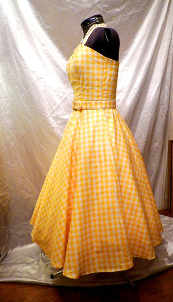 50s Gingham Summer Dress
