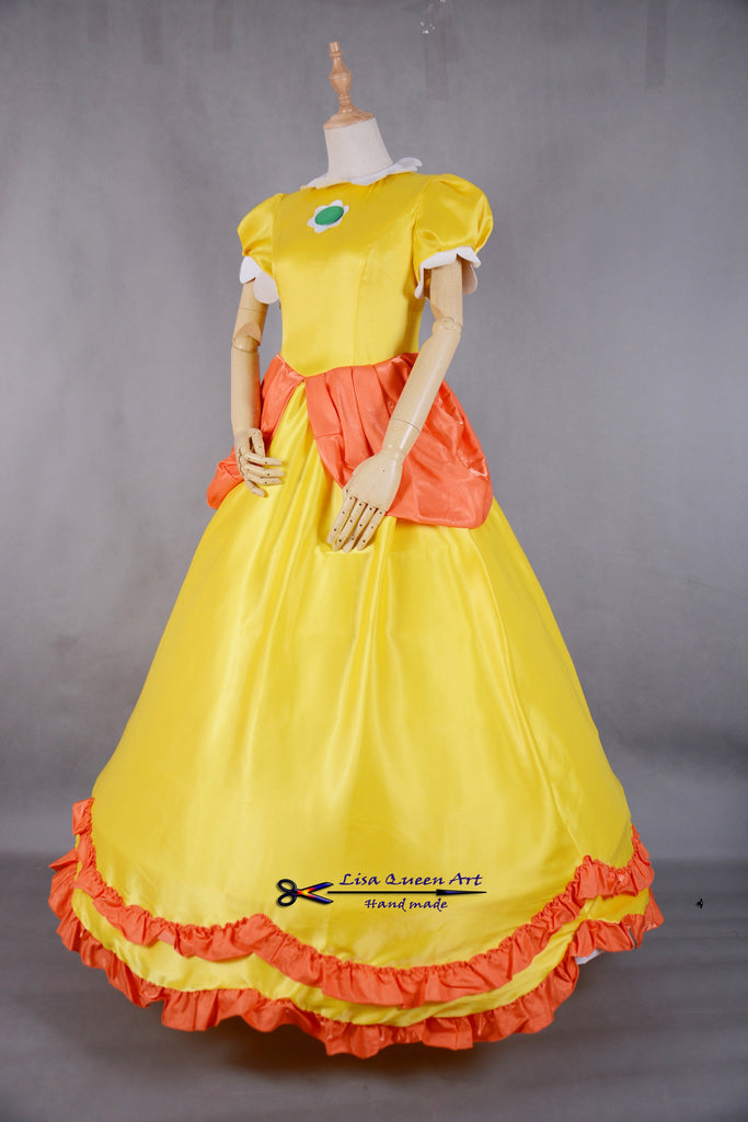 princess daisy dress Costume for Adult Hallowitch Costumes This dress is perfect for spring and summer Cosplay Dress Daisy costume Super